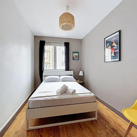 Grand T4 Centre-ville 8 Pers Jardin Lecoq